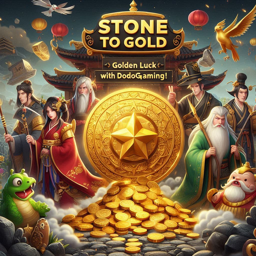 Promo Eksklusif Stone to Gold: Raih Keberuntungan Emas Bersama DodoGaming!